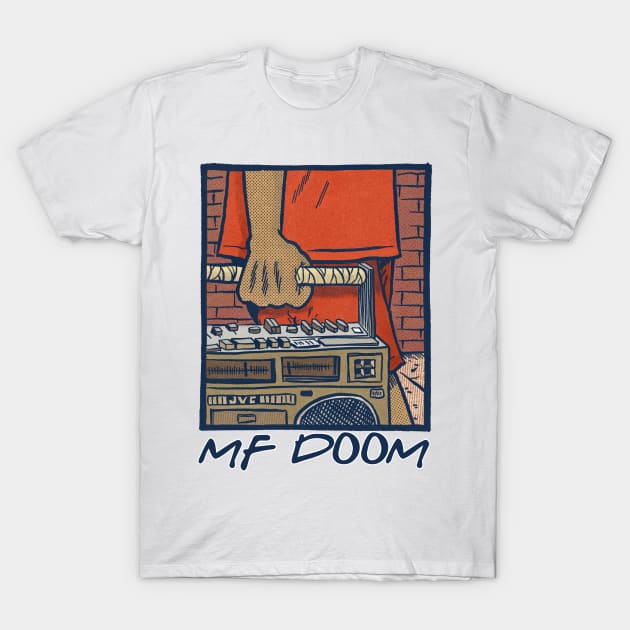 MF DOOM / Retro Fan Art Design T-Shirt by DankFutura